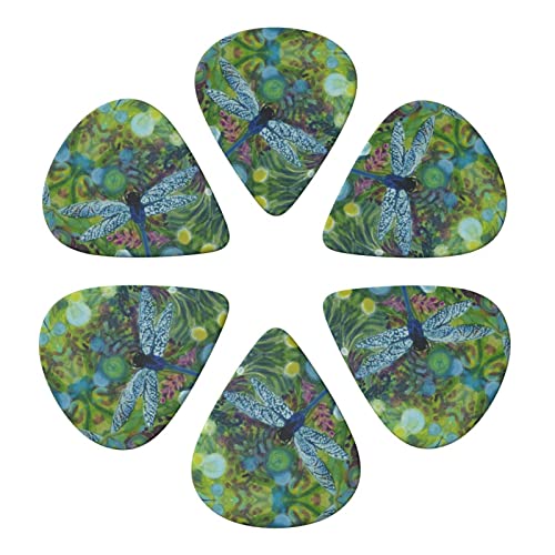 Lot de 6 médiators peints à la main en forme de libellule pour guitare acoustique, guitare électrique, basse, ukulélé… - Les Beatles, Paul McCartney, John Lennon, RIngo Starr, George Harrison Lot de 6 médiators peints à la main en forme de libellule pour guitare acoustique, guitare électrique, basse, ukulélé… – Image 5