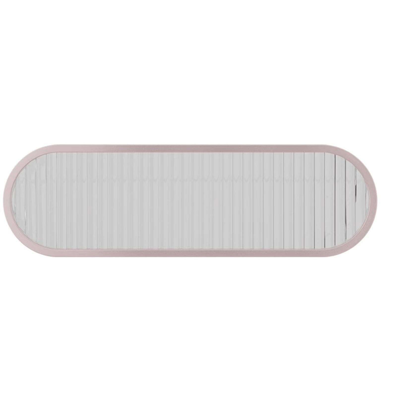 KLGFBDC Dividers For Dining Areas, Translucent Raised Striped Glass Restaurant Decorative Partitions, Hot Pot Aisle Countertop Desk Divider For Front Desk, Bar (Color : Pink-B, Size : 100X30CM)