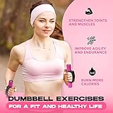 Yes4All Adjustable Dumbbell Hand Weights Set of 2 Perfect for Women's Walking or Travel Exercise with Adjustable Straps, Foam Cover, and Color Coded Weight (2lbs, 3lbs or 4lbs) Options - Image 4