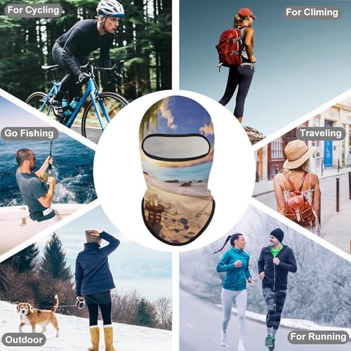 Balaclava de Protección Solar para Hombres y Mujeres, Máscara Facial Respirable para Todo el Cabeza para Senderismo, Ciclismo, Correr, Conducción miniatura 6