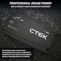 CTEK PRO25S, 25A, Batterieladegerät 12V Und Stromversorgung, Batteriepfleger, Ladegerät LiFePO4, Lithium Ionen Ladegerät Auto Und LKW Mit Rekonditionierungsmodus Und Entsulfatierungsprogramm – Ansicht 3