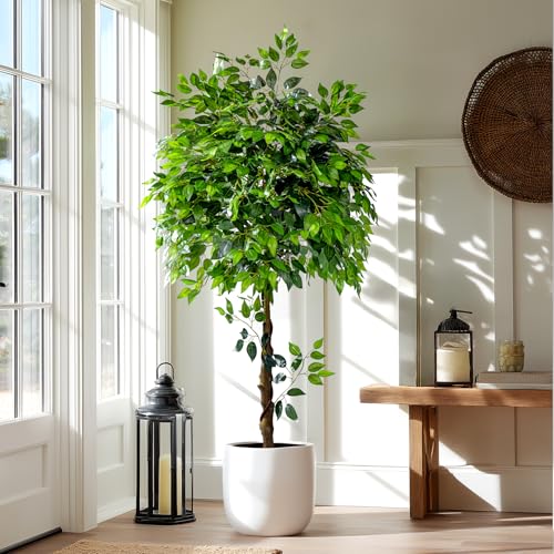 Big Ficus Large Artificial Trees Tall Faux Tree Indoor Outdoor Realistic decoracion Floor Fake...