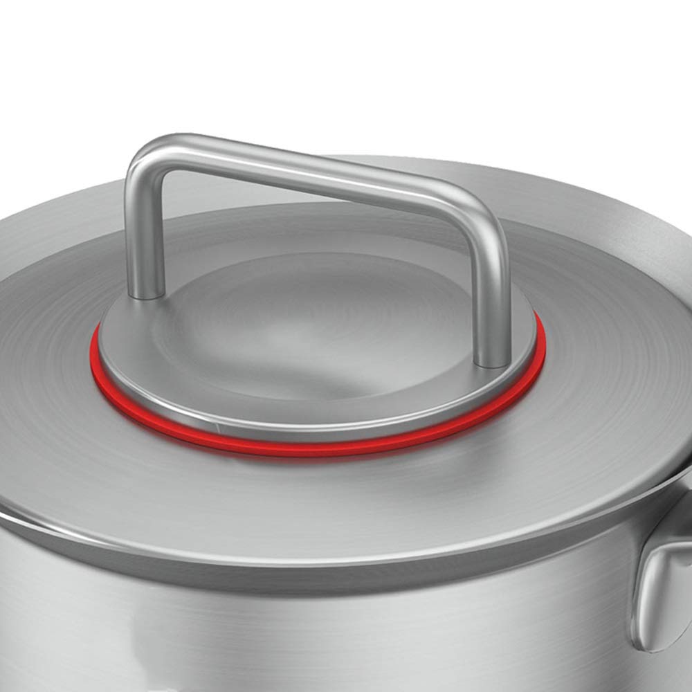 Casserole à Lait 16 cm, poignée Unique, en Acier Inoxydable, pour compléments Alimentaires pour bébé, Petite Casserole Universelle pour la Cuisine