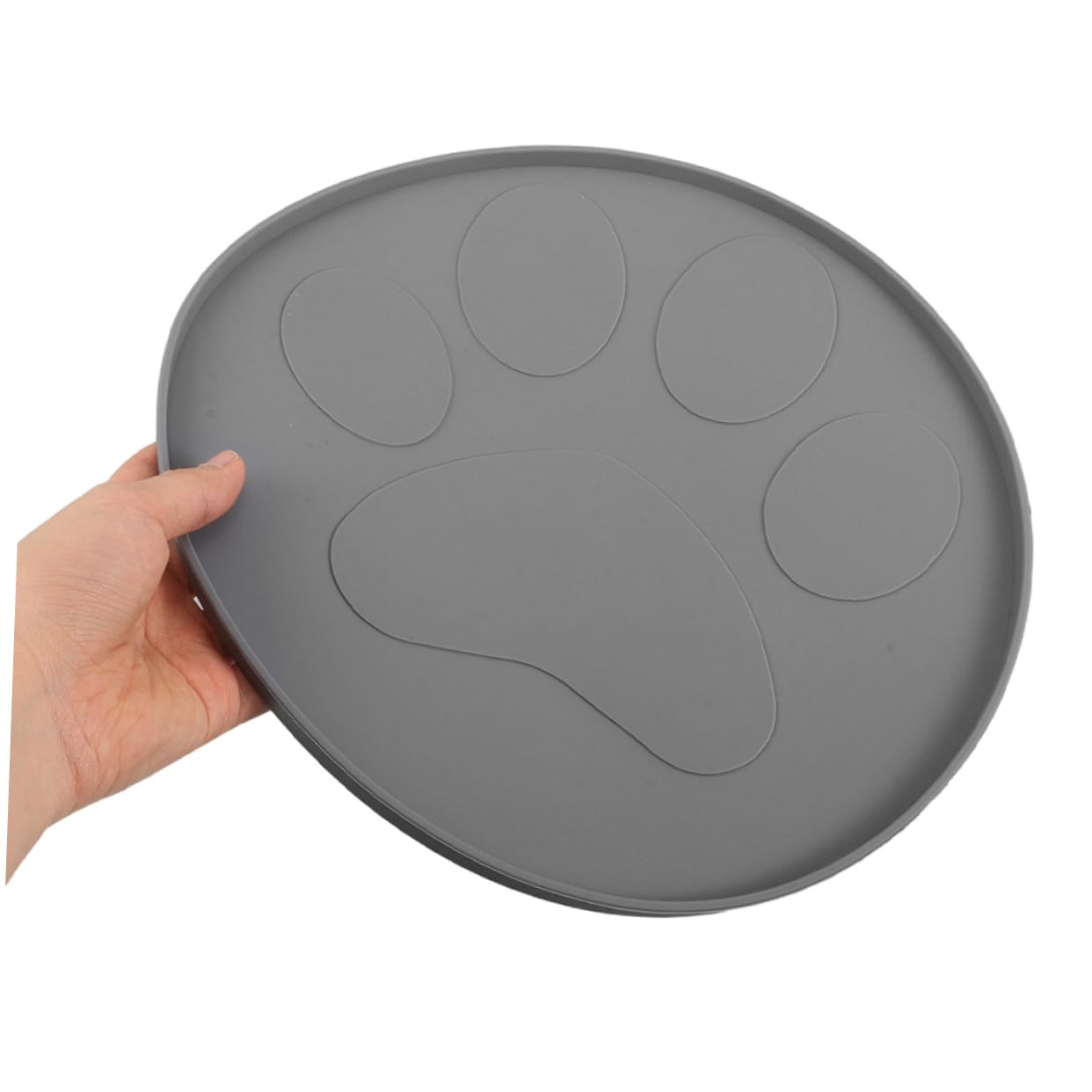 BESTonZON 3stücke wasserdichte Futtermatte für Hunde und Katzen rutschfeste Napfunterlage mit Hohem Rand Pflegeleichte Futtermatte für Futterplätze Geeignet als Hundenapf oder Katzenfutterun
