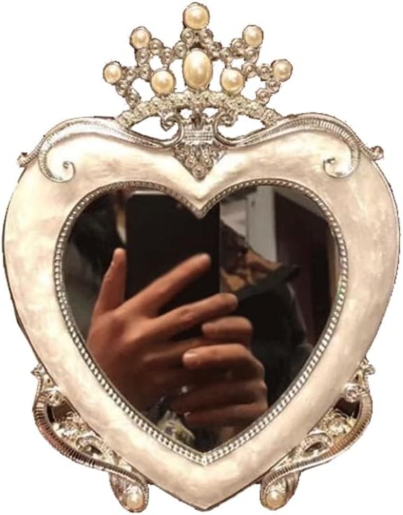 European Girl Heart Princess Mirrors for Girlfriend as a Wedding