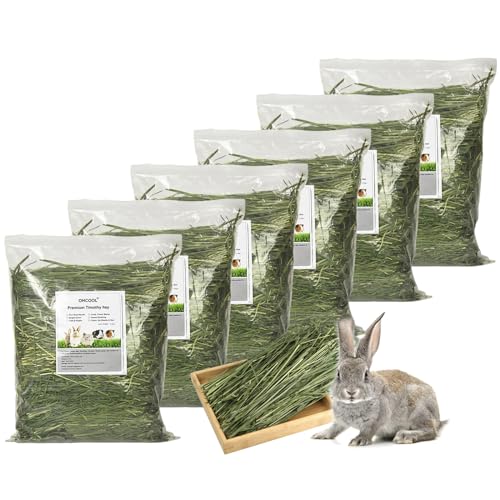 Timothy Hay Premium Hay for Rabbits Guinea Pig Chinchilla- Natural Fresh Hay Hand Selected 6.6LBS (1.1lbs, 6 Pack) - image 8
