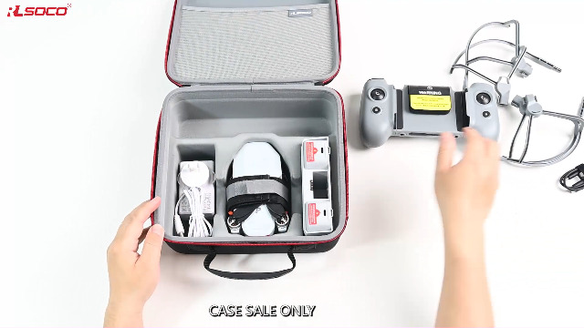LSOCO - Custodia per DJI Mavic 2 Pro/Zoom e Smart Controller, compatibile con Mavic 2 Accessori: Smart Controller, Mavic 2 Body, 4 x batterie, caricabatterie, hub di ricarica, eliche (può aggiungere