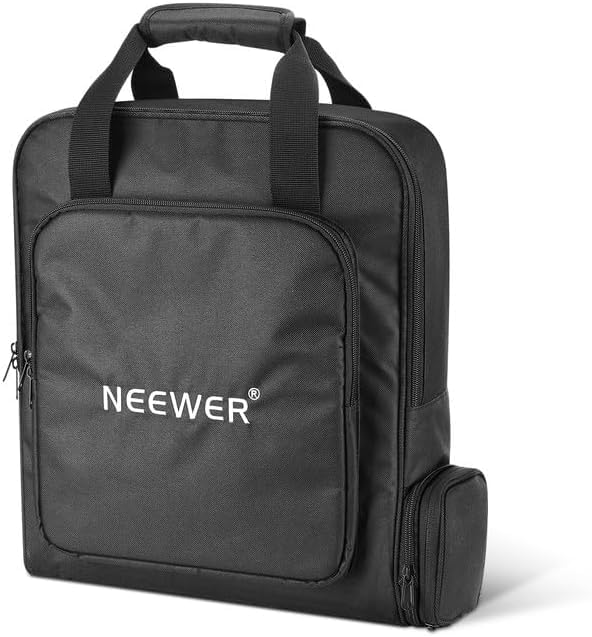 Neewer Portable Travel Bag Compatible with Starlink Mini Dish and Accessories, Lightweight Protective Outdoor Carrying Case with Separate Section for Folded Tripod Light Stand Up to 17