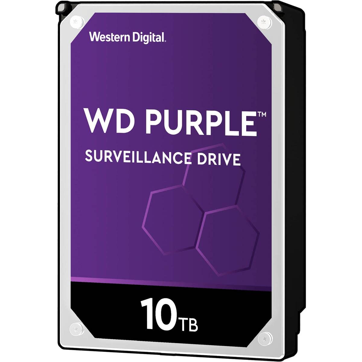 WD Purple - Disco rigido interno 10 TB Videosorveglianza 3.5", Allframe AI - 360 TB/anno, cache 256 MB, Classe 7.200 RPM