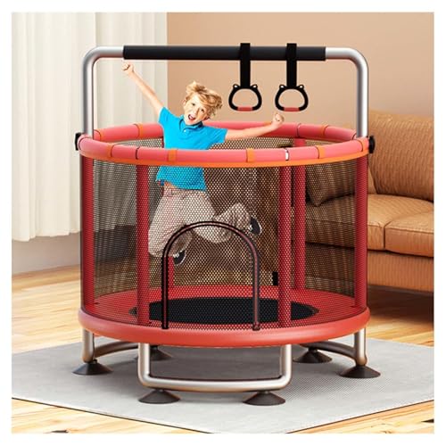 Trampolín para niños con red de seguridad de 250 kg de capacidad de carga para exteriores, mini trampolín y columpio para niños y niñas, perfecto para jugar y divertirse activamente