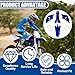 Podoy TTR50 Body Fender Kits for Compatible with YAMAHA TTR50E 2006-2016 Dirt Bike and Their Replica Models Plastic Fairing Body Parts Blue and White