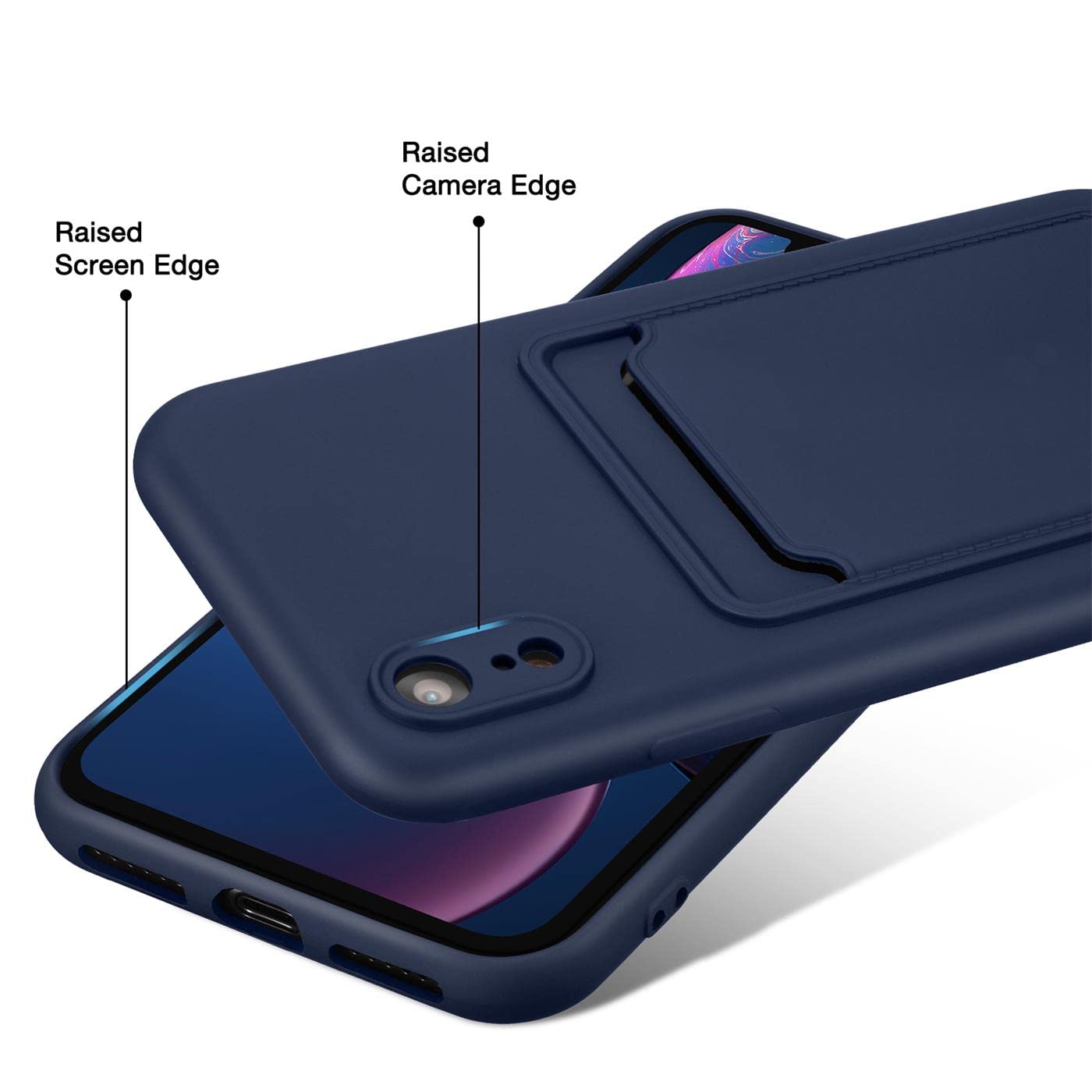 Verco Custodia Compatibile con iPhone XR Cover, Custodia Protettiva con