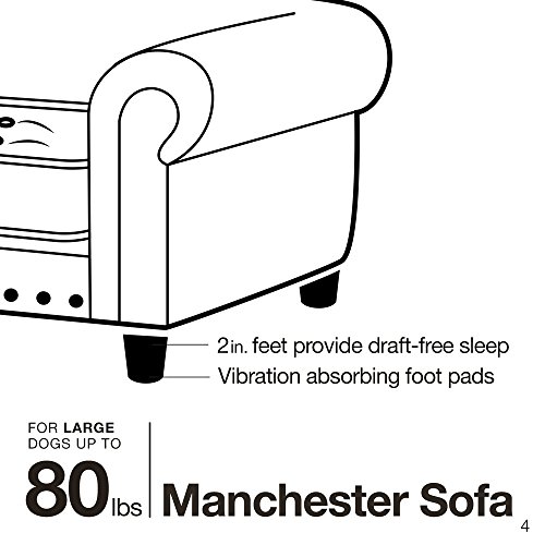 Enchanted Home Pet Co2786-16Gry Manchester Velvet Tufted Pet Sofa In Grey,Medium (26 - 50 Lbs) #TOP4