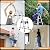 14.5FT Telescoping Ladder,330lbs Aluminum Extension Folding Ladder,Portable Collapsible Ladder with Non-Slip Feet & Stabilizers,Multi-Purpose Retractable Lader for RV or Outdoor Work