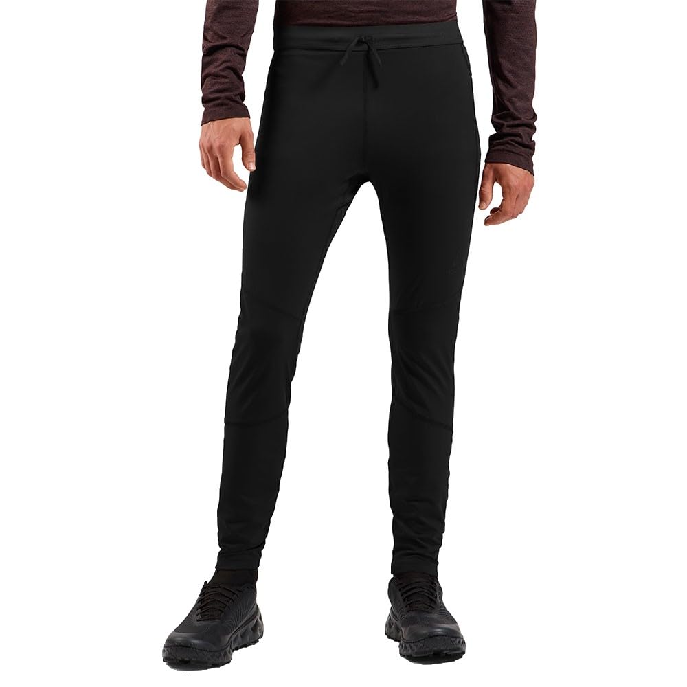 Odlo Herren Zeroweight Warm Tight Laufbekleidung Lauftight Black - Schwarz L