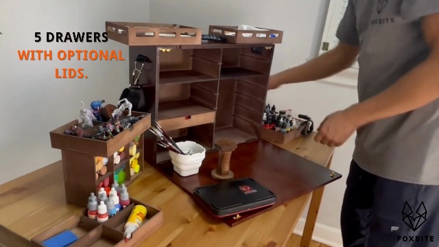 Amazon.com: FOXBITE Paint Storage Organizer for Miniature Models