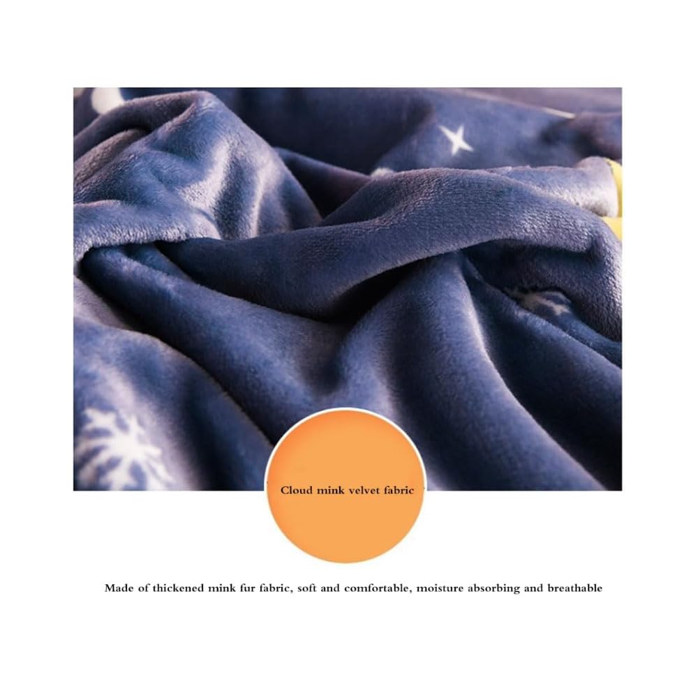 Manta de Lana para sofá, Manta Suave y cálida para sofá, Manta de Franela esponjosa para Dormitorio, sofá, Viaje, niños, Accesorios de Dormitorio (200 * 230cm,A)