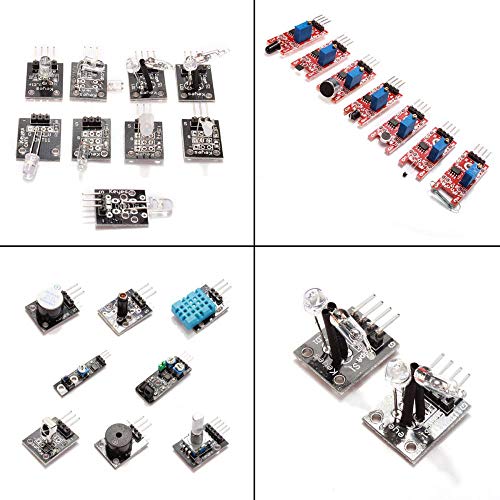 37/Set Sensor Assortment Kit 37 in 1 Sensor Module Starter Kit for Arduino MCU Educ(Infrared/Temperature/Avoid Obstacle/Buzzer Sensor etc) - Image 4