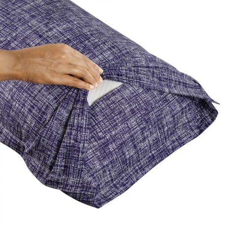 Image of Wakefit 100% Cotton Pillow Cover Set of 2 | 200 TC Soft & Breathable Pillow Cases | Standard Size 18 x 27 Inch | Skin Friendly, Durable & Gentle Machine Washable | Mambo