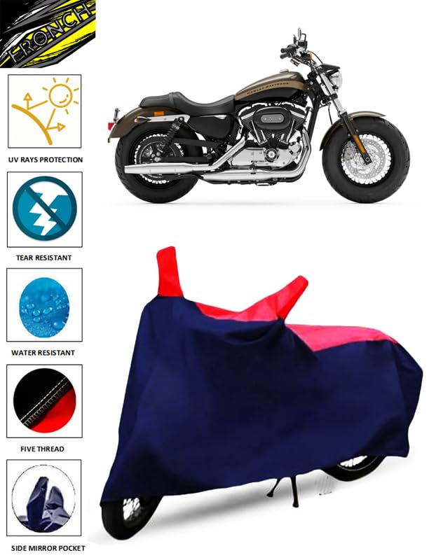 Image of Harley Davidson 1200 Waterproof Bike Cover for Custom Scooters