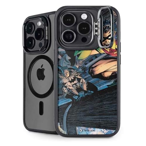 Skinit Kickstand Phone Case Compatible With Iphone 16 Pro - Officially Licensed Dc Comics Batman All Star Batman & Robin cover
