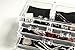 Navor Acrylic Makeup Organizer and Cosmetic Make Up Organizer Countertop Storage Box Brush Holder Clear Jewelry Organizer