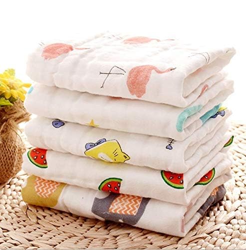 KASSY POP CURATED JUST FOR YOU Baby Muslin Washcloth Cotton Baby Wipes Cum Face