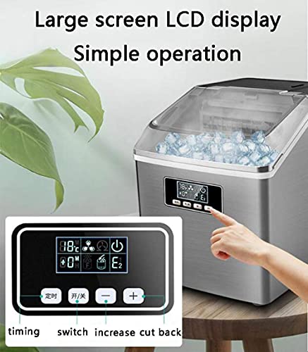 Fabricadora portátil de hielo de acero inoxidable miniatura 5