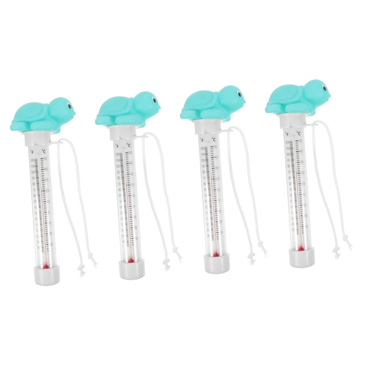 Sosoport 4pièces Thermomètre Flottant De Piscine Thermomètre De Température De Eau Pour Intérieur Et Extérieur Facile à Lire Fahrenheit Et Celsius Pour Spa Et Aquariums Et