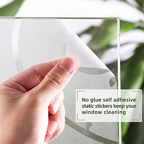 Image of CottonColors 039 Window Film, Blindfold Sheet, UV Protection, Frosted Glass, Repositionable, Window Glass Film, Privacy Stained Glass, 35.4 x 78.7 inches (90 x 200 cm)