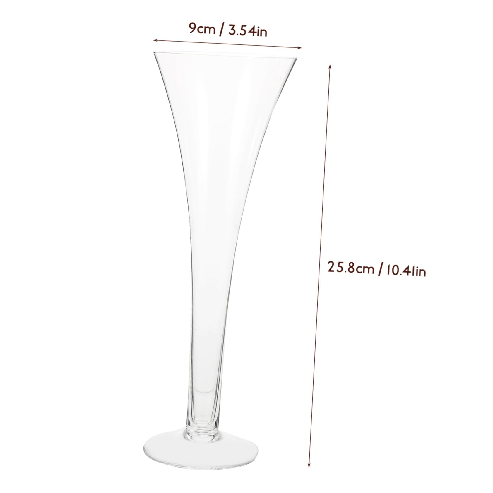 COLLBATH Creative Glass Cocktail Goblet Unique Drinking Glass for Margaritas and Parties Elegant Flared Design for Wine