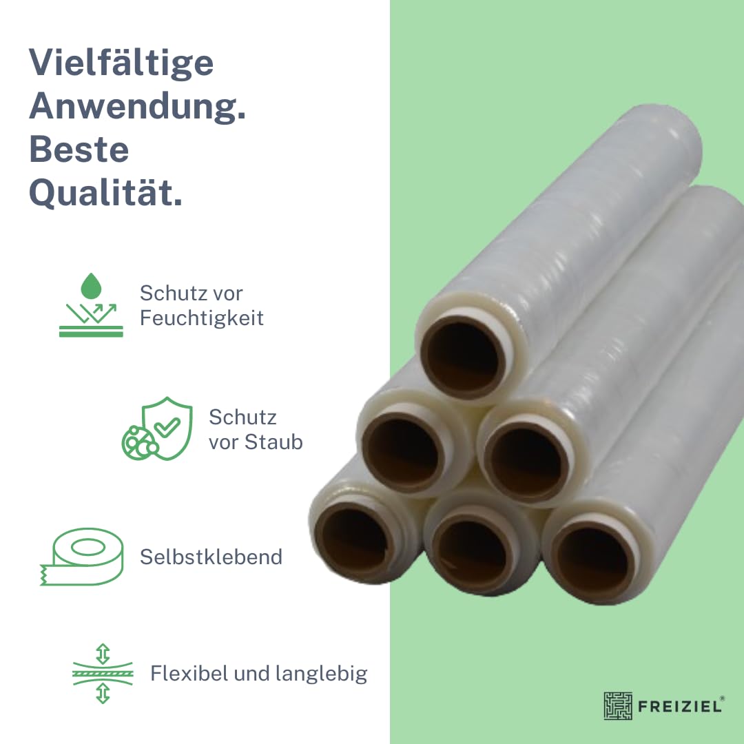 Stretchfolie 50cm 1,5kg 23my transparent + Abroller