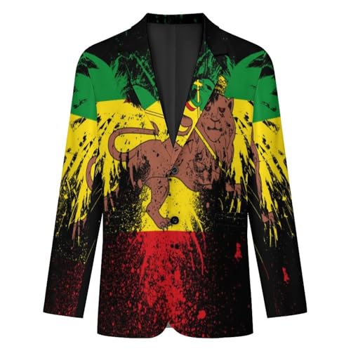 Mexico Flag Men's Casual Blazers Slim Fit Sport Coats Blazer Two Buttons Suit Jacket for Work Party4