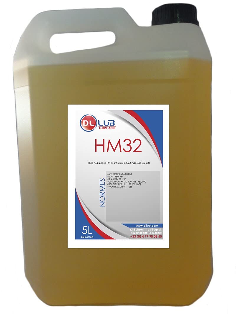 DLLUB - HUILE HYDRAULIQUE HM 32-5 litres