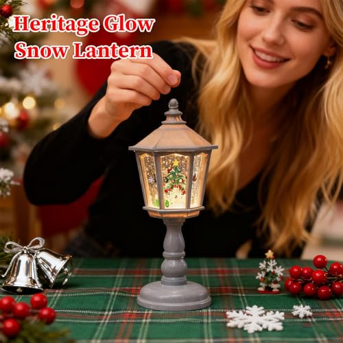 Bola de nieve navideña para iluminar tu salón y terraza 7