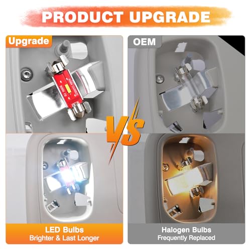 Lámpara LED de lectura para techo Dodge Ram 2002-2010 miniatura 4