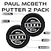 Discraft Paul McBeth Luna Putter Pack - Putter Blend | 173 – 174g | Matching Disc Color | Foil Type May Vary | Disc Golf Putt and Approach Disc (Green)