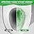 MyKlens Toilet Bowl Cleaner Tablets, Automatic Toilet Bowl Cleaners, Long-Lasting Toilet Tabs Drop in Tank for Deodorizing & Descaling, Green, 20 Packs