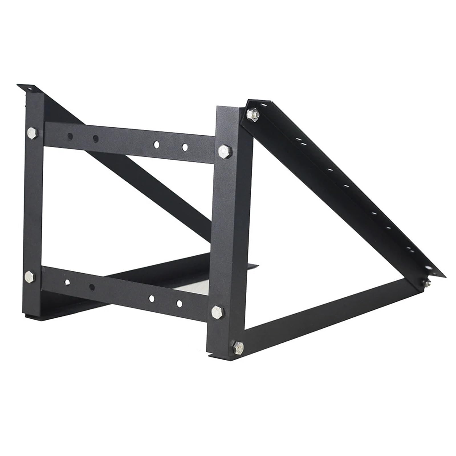 Ozlcua One Color Solar Panel Tilt Mount Brackets 30&60 Degree Angle Aluminum Alloy Clamp Bracket Column Installation Support Pole Installation Bracket For Solar Panels Solar Panel Stand