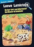 Loewe Lernkrimis - Die Spur führt zum Kellerfenster / Das Monster im Schulkeller: Spannendes Rätselbuch zum Mitmachen und Stärkung der Deutschkenntnisse für die 1. Klasse