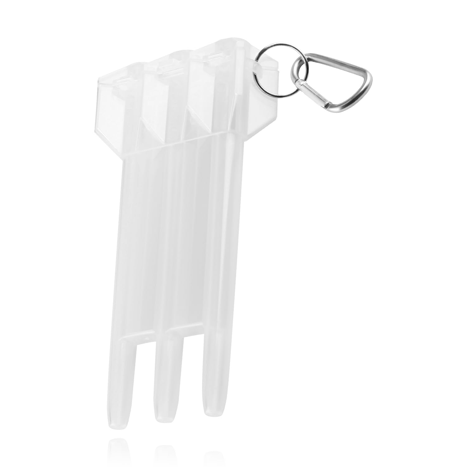 Hopzab Dart Case, Portable Transparent Plastic Protector, for Darts, Team Games, Easy Use, Secure Storage