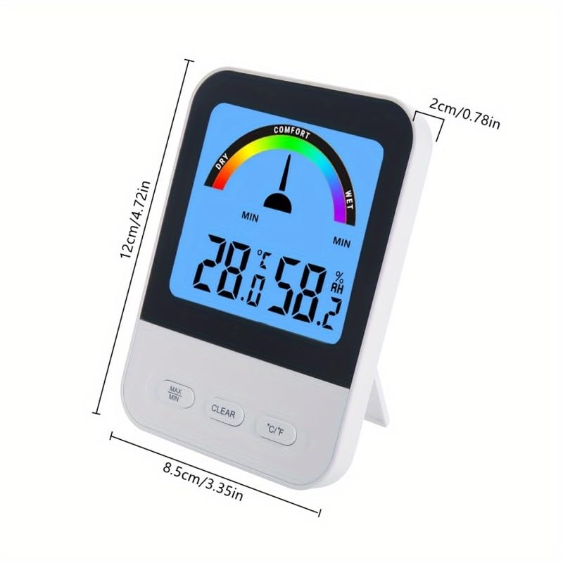 Digital Humidity Temperature Meter Room Dry Wet Comfort Guide