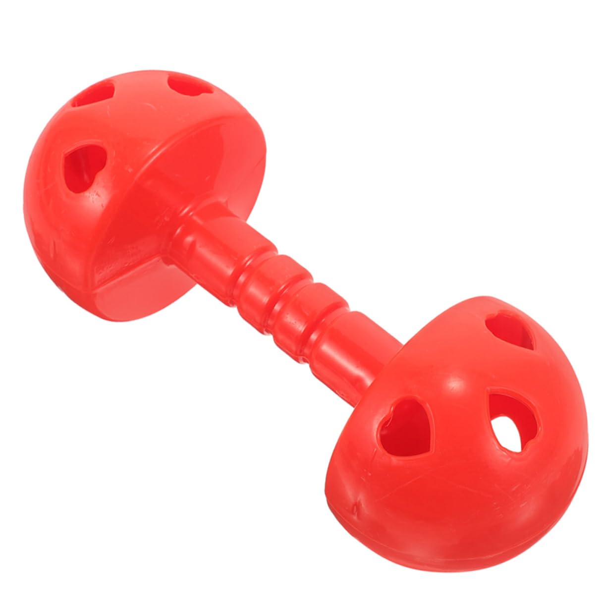 Yardwe Boy Girl Dumbbell Exercise Toy Sound Rattle for Young Boy Girl Lightweight Fitness Equipment for Toddlers Encourages