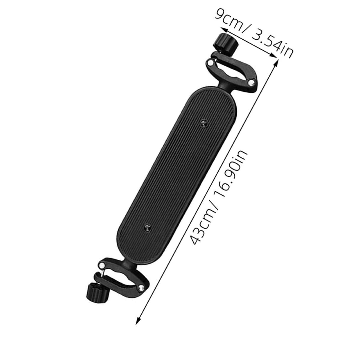 Abaodam Pédale Réglable pour Poussette Bébé en Plastique Noir Repose-Pieds Extensible Compatible Plusieurs Modèles Support de Pied Ergonomique pour Confort Garçon et Filles en Promenade