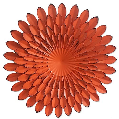 SGTHYJ Wandverzierung Sonnenblumenform Wandkunst Aus Metall Wandschmuck Cover