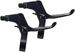 menolana 2 peças de alavancas de freio para crianças, liga de alumínio, manopla de bicicleta, substituição de alavanca de freio de mão, freios de bicicleta