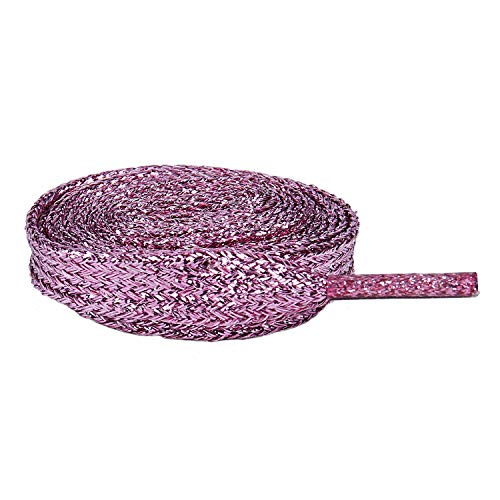 Lopbinte brillantes plates 1 paire lacets en Lacet de chaussure violet