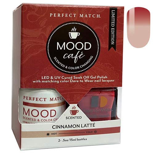 LeChat Perfect Match Gel Polish + Nail Lacquer - Cinnamon Latte #PMMS005 - 0.5 oz