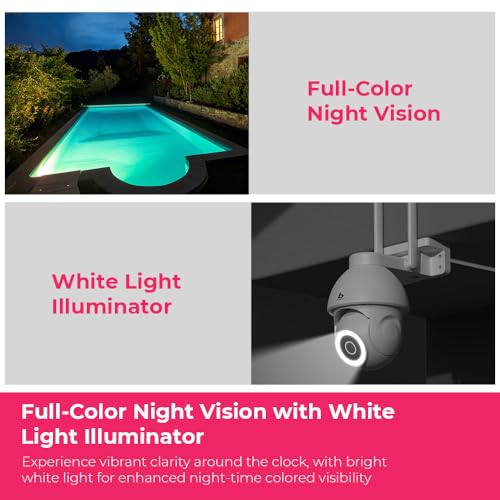 Image of Beetel 4MP 3X Zoom QHD Wi-Fi CCTV Home Security Outdoor Camera|360 Pan Tilt|2-Way Talk|Motion Alert /Tracking|Night Vision|SD Card(Upto 256 GB),Alexa & Google Assnt|Onvif|CCO4