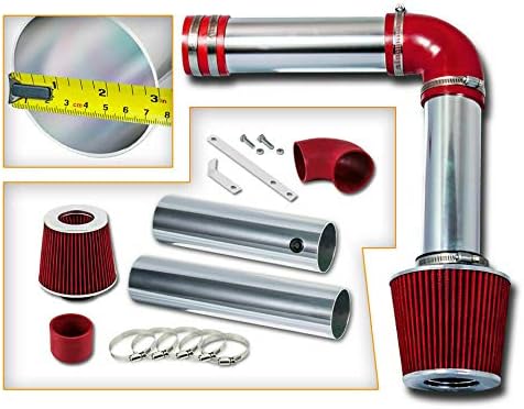 RL Concepts 3" JDM Red Cold Air Intake Kit + Filter For Acura 04-08 TL 3.2L / 07-08 TL Type-S 3.5L / 05-08 RL 3.5L V6